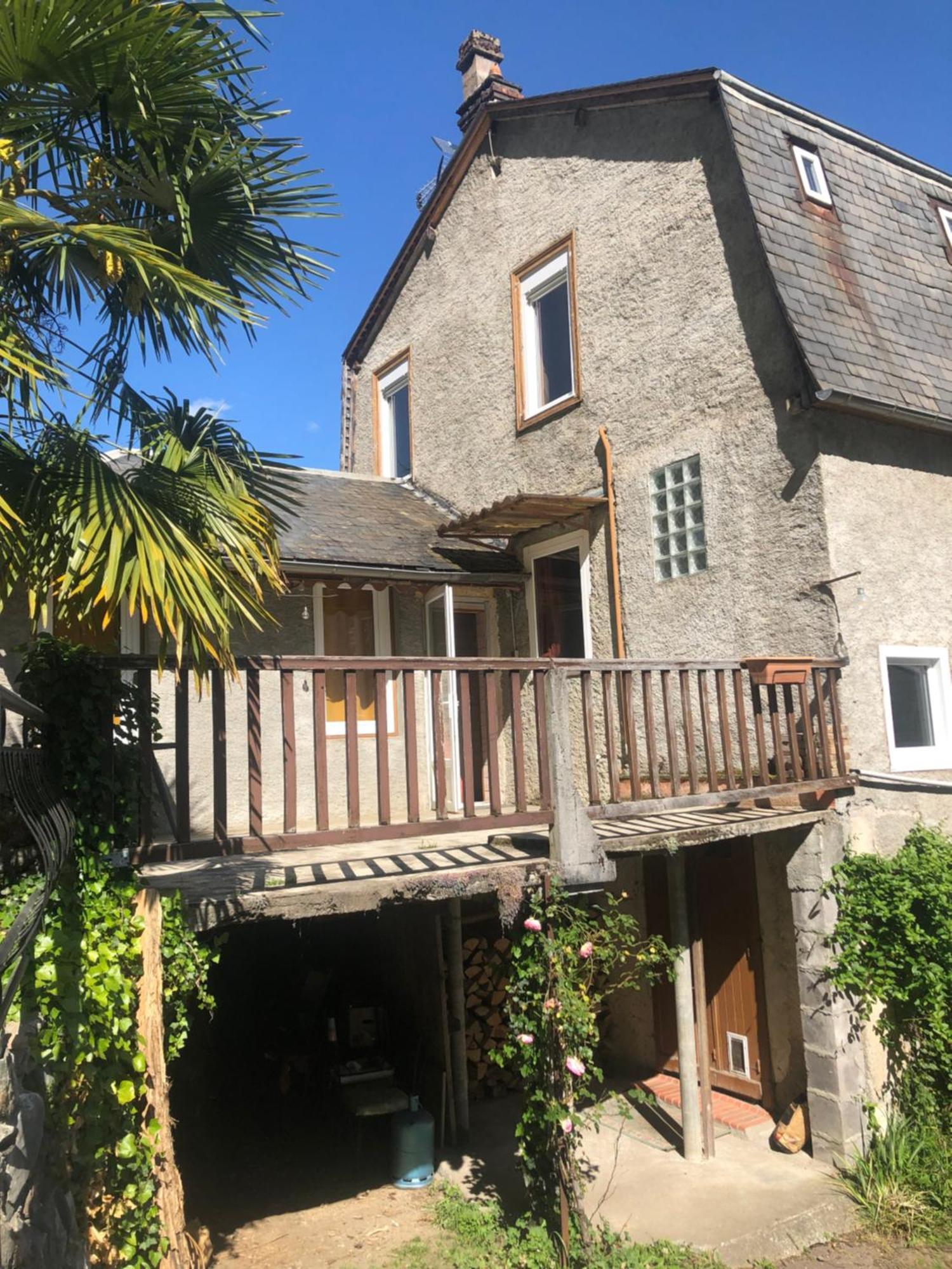 La Auarje: Appartement Avec Jardin & Terrasse Cierp Bagian luar foto